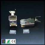 1.5mm wire hole CAT7 RJ45 modular plug with clip